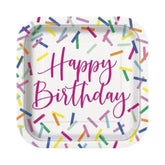 Happy Birthday con papelitos